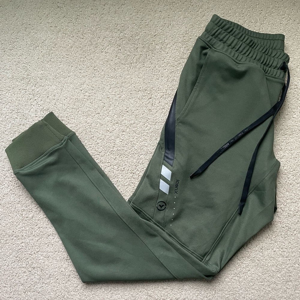Virus Bioceramic ICONX joggers olive green unisex xs